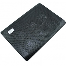 诺西（NUOXI）L112B 笔记本散热器（笔记本支架/散热垫/电脑配件/带调节风速和支架/6风扇/黑色/15.6英寸）
