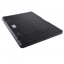 诺西（NUOXI）H2 笔记本散热器 （笔记本支架/散热垫/电脑配件/4风扇/静音散热架/黑色/15.6英寸）