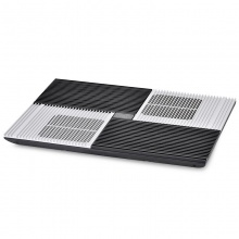 九州风神（DEEPCOOL） X8 笔记本散热器（4颗10CM风扇/纯铝面板/角度可调/电脑支架/适用于17英寸 ）
