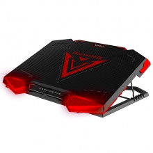 诺西（NUOXI） 笔记本散热器 电脑游戏本散热支架外星人联想华硕15.6/14/13.3/17英寸 黑红