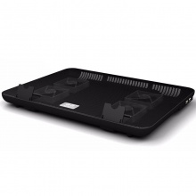 诺西（NUOXI）S400 笔记本散热器（笔记本支架/散热垫/电脑配件/带调节风速和支架/4风扇/黑色/15.6英寸