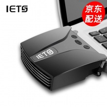 ETS六代 笔记本抽风式散热器 后吸风式侧吸风冷散热器手提电脑排风扇水冷机适用14英寸15.6 17 ETS六代USB供电带显示版本