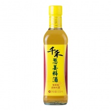千禾 葱姜料酒 零添加酿造调味料酒厨房调料调味品500ml