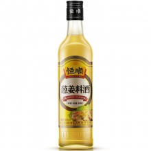 恒顺 葱姜料酒 烹饪黄酒 零添加增香去腥调味调料 500ml