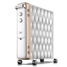 先锋（SINGFUN） 取暖器家用浴室办公室热浪型恒温电热油汀电暖器节能静音电暖气烤火炉 白色14片