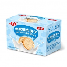 Aji 饼干蛋糕 零食早餐 牛奶味大饼干 牛乳大饼 800g/盒