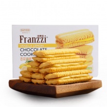 法丽兹（Franzzi）香草柠檬巧克力味曲奇 饼干蛋糕休闲零食 58g/盒