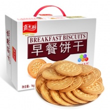 嘉士利 零食 饼干蛋糕 早餐饼干 原味1000g/盒