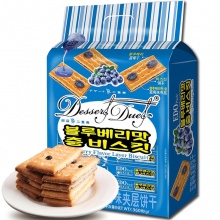 EDO Pack 饼干蛋糕 零食点心 早餐夹层饼干 蓝莓味360g/袋