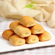三辉麦风 法式小面包 奶油 芝士味100g/袋 营养早餐公仔小面包休闲零食袋装 5袋 奶油味100g
