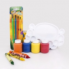 绘儿乐（Crayola） diy玩具绘画套装 儿童节礼物 蜡笔水彩笔颜料 儿童水彩颜料可水洗绘画礼盒套装JD-2016
