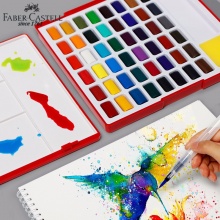 辉柏嘉（Faber-castell）固体水彩颜料套装36色初学者手绘水彩画颜料 576036