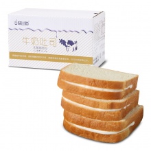 牛奶吐司1000g/箱 休闲食品 饼干蛋糕 早餐面包