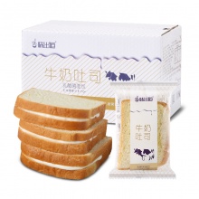 牛奶吐司1000g/箱 休闲食品 饼干蛋糕 早餐面包