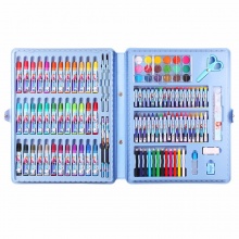 迪士尼（Disney）128件套水彩笔/彩色铅笔/蜡笔颜料绘画礼盒套装 E0034F