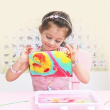 猫贝乐 水拓画套装 DIY手工玩具儿童颜料创意涂鸦水拓画 3-6岁画画材料益智玩具 12色套装