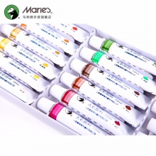 马利（Marie's）水彩颜料 36色/12ml铝管水彩颜料盒装套装 1343