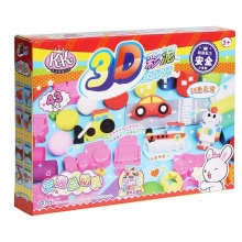 智高（ZHIGAO）3D彩泥24色 梦幻冰淇淋主题女孩橡皮泥 玩具套装kk-9011