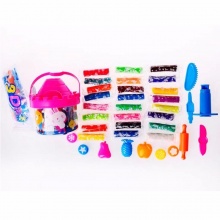 智高（ZHIGAO）3D彩泥24色玩具套装城堡橡皮泥 儿童DIY益智玩具城堡零钱罐 DD-5025