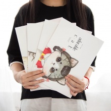 奥博（AOPO） 手绘馆-韩版可爱萌猫卡通图画本A4美术画画本儿童蜡笔绘画涂鸦本 畅游欢乐谷