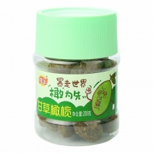 佳宝 广东特产蜜饯果干 甘草橄榄208g/袋 80后怀旧零食小吃