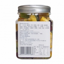 熊孩子 蜜饯果干 零食 5大蜜饯果脯水果干组合 缤纷水果干罐装118g/罐