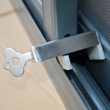 免安装窗户限位锁移窗锁铝合金塑钢推拉门窗防盗通风