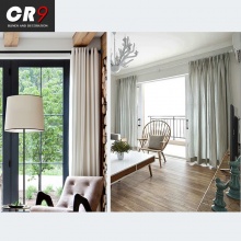 CR9北欧极简窗帘杆罗马杆子单双 28mm铝合金黑白色轨道卧室客厅 艺术圆球黑色双杆 BJ-LM02-2601