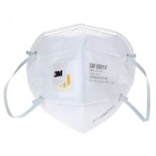3M口罩 防花粉飞沫 KN90折叠耳带式防雾霾防细小颗粒物 9001V 25只/盒 独立包装