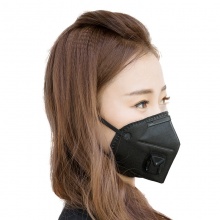名典上品 口罩 KN95级别 过滤式防雾霾防尘口罩 带呼吸阀活性炭口罩(M950VC) 25只装