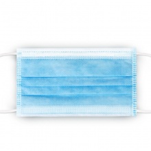 诺伯豪斯一次性灭菌级医用护理口罩 蓝色款 50枚一盒