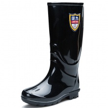 回力 雨鞋雨靴水鞋时尚高筒防滑防水胶鞋套鞋 HXL863 黑色 39码