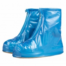 捷昇(JIESHENG) 雨靴雨鞋 男女通用防水防滑雨鞋套加厚平底 蓝色42-43