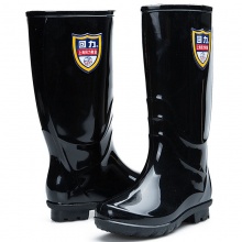 回力（Warrior） 雨鞋女雨靴水鞋时尚高筒防滑防水胶鞋套鞋 HXL863 黑色 36码