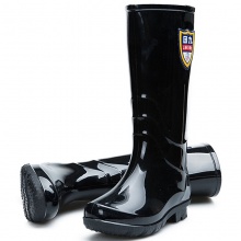 回力（Warrior） 雨鞋女雨靴水鞋时尚高筒防滑防水胶鞋套鞋 HXL863 黑色 36码