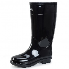 回力（Warrior）雨鞋男式高筒防水防滑雨鞋户外雨靴套鞋胶鞋 HXL838 黑色高筒 43