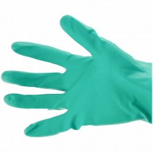 代尔塔 劳保手套 防化丁晴手套 耐油耐酸碱清洁手套 防护手套 劳保用品 9#
