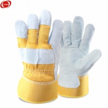 谋福 牛皮电焊防护手套 隔热耐磨焊工防寒透气 劳保用品 手部防护