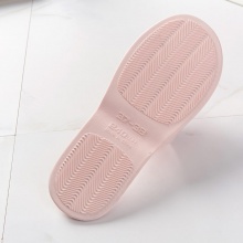 恋家 旅行凉拖鞋便携可折叠式情侣浴室洗澡拖鞋粉色42/43 LJ817