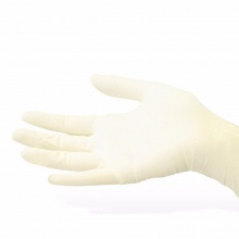 爱马斯（AMMEX） 爱马斯一次性乳胶手套 实验室家务加厚劳防滑手套美容口腔TLFC 100只/ 小号S