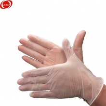 谋福 无尘手套 劳保一次性PVC美容护理餐饮牙医家务清洁净化手套 （9寸）100只/包 L