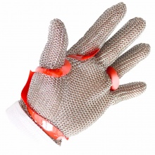 赛拓（SANTO）1967 不锈钢钢环手套防切割手套 屠宰裁剪金属钢丝防护手套（均码单只）