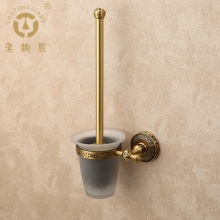 老铜匠（LTJ） 全铜欧式卫浴五金浴室挂件马桶刷 GN10201AAB青古铜色