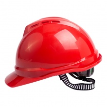 梅思安-ABS材质透气型工地建筑安全帽厂矿制造劳防头盔 梅思安ABS不透气型 黄色