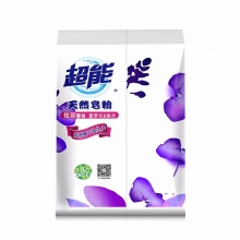 超能 皂粉360g天然皂粉馨香炫彩紫罗兰香味天然椰油洗衣粉