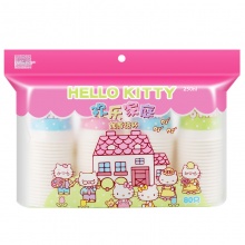 洁Hello Kitty 纸杯加厚一次性纸杯250ML80只装Y-9560