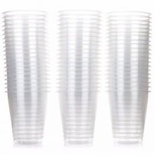 宜洁 塑料杯一次性180ML加厚杯子60只装Y-9793