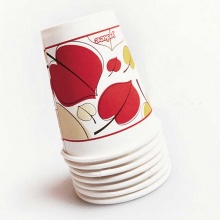 宜洁（yekee）一次性纸杯子高品质家用办公婚庆超值装纸杯商务环保杯250ml 50只装