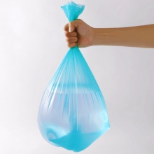 洁成厨房加厚背心手提式垃圾袋 50cm*60cm*30只*3卷装大号90只家用办公塑料清洁袋