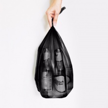 佳能（Glad）厚实加厚 平口型 垃圾袋 清洁袋 大号 FTB3*2组 (60cm*50cm*60个)